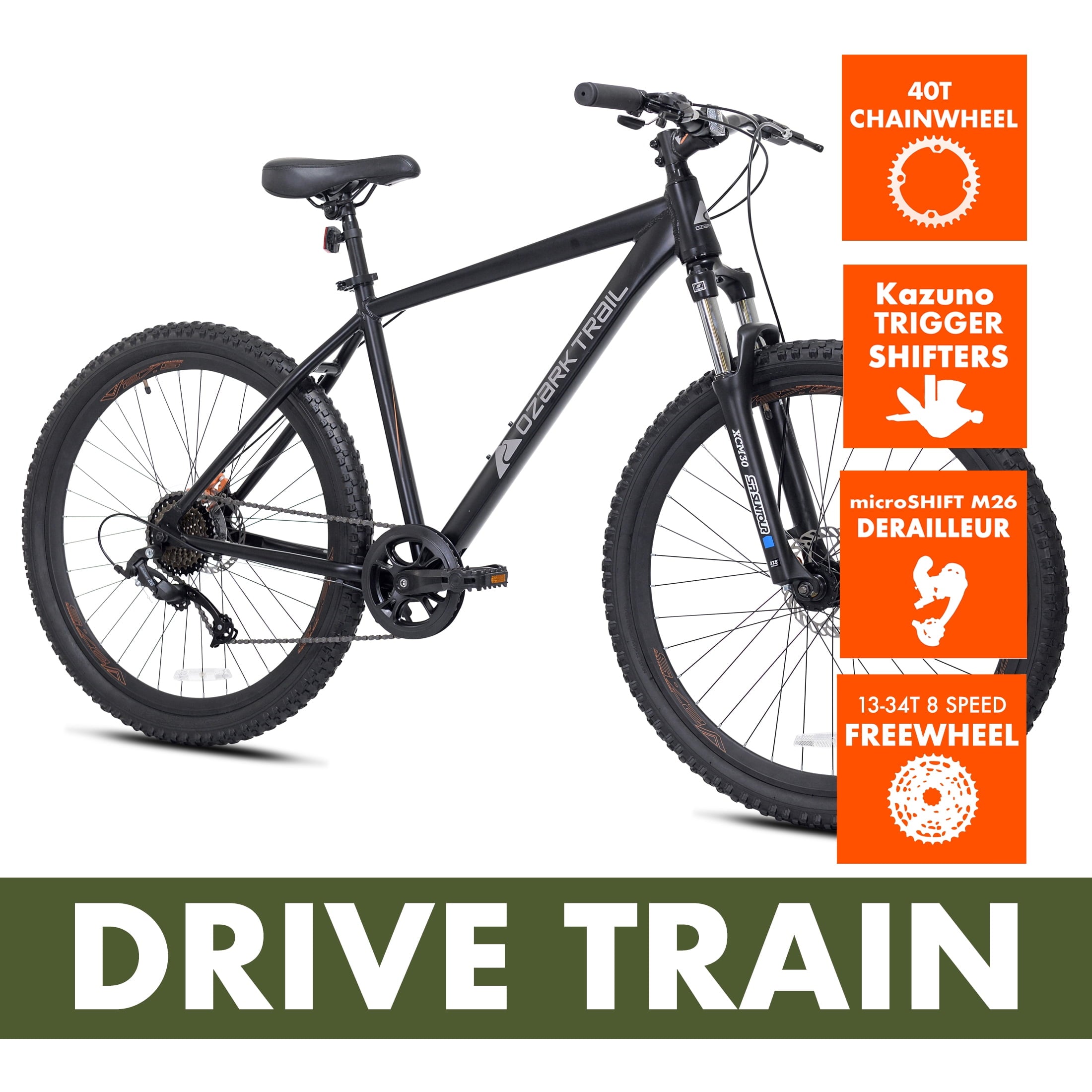 Trail 27.5 Vibe Mountain Bike. Medium Frame. Black