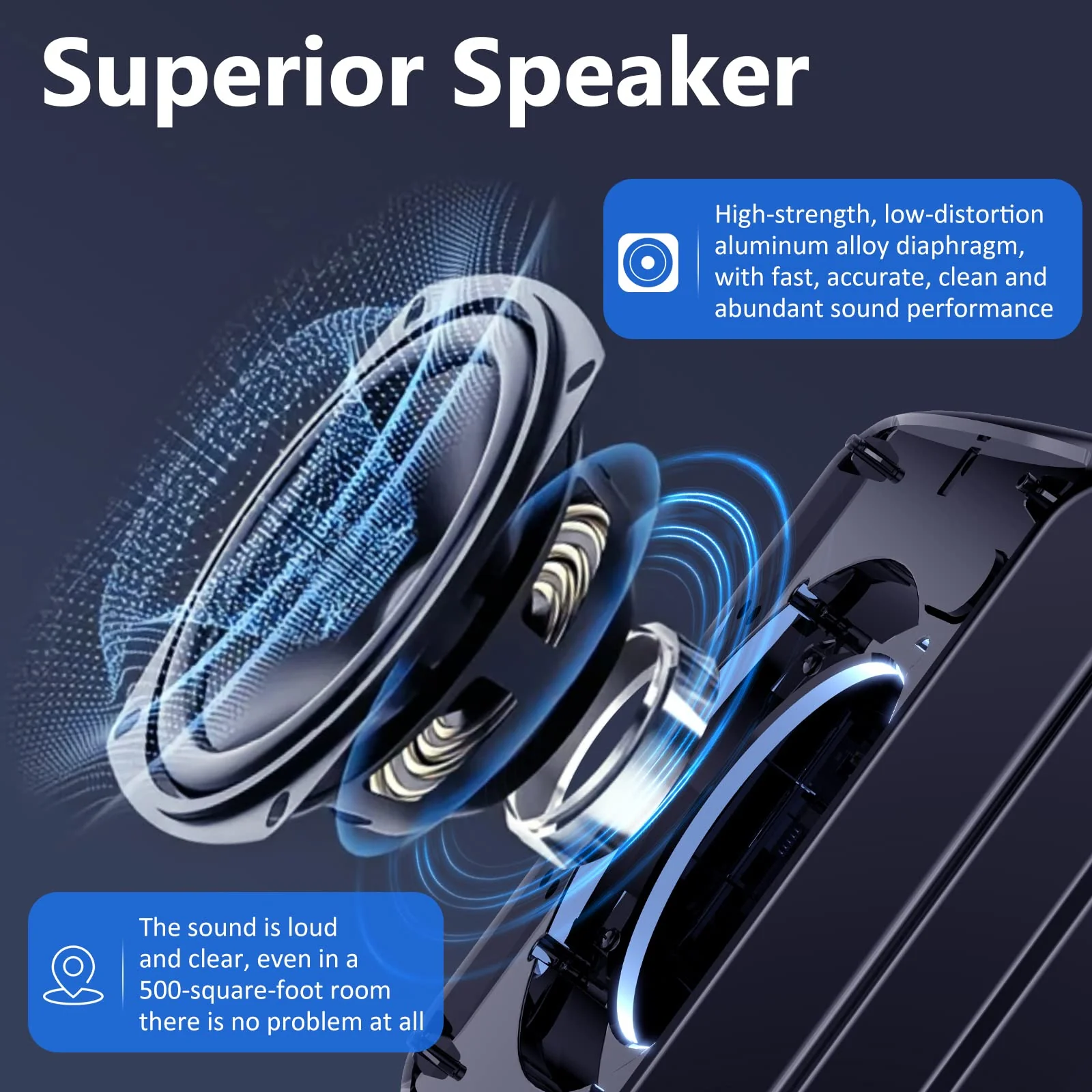 HWWR Portable Karaoke Machine with 2 Microphones