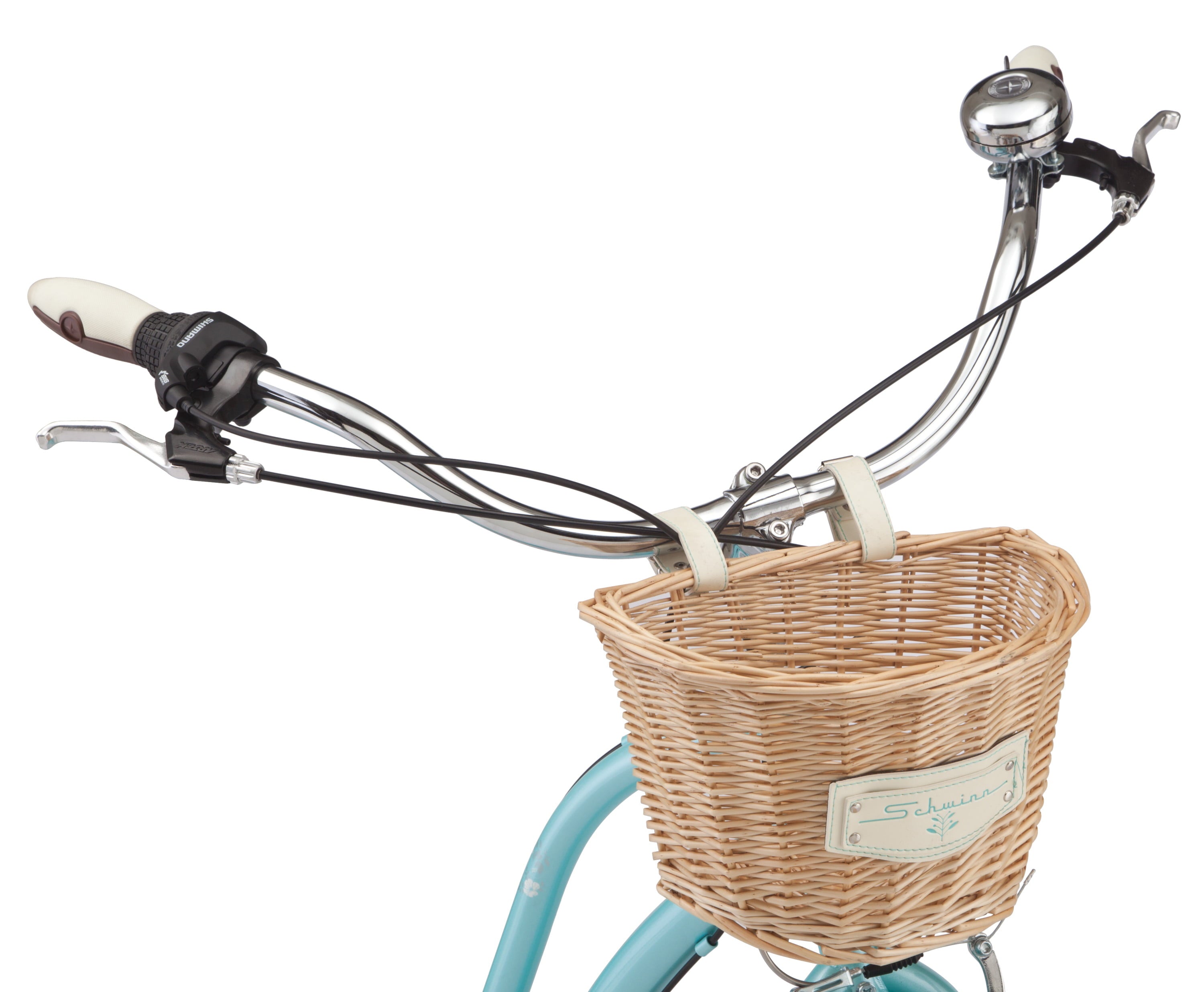Cabo Cruiser Bike. 26-inch wheels. vintage-style womens frame. blue