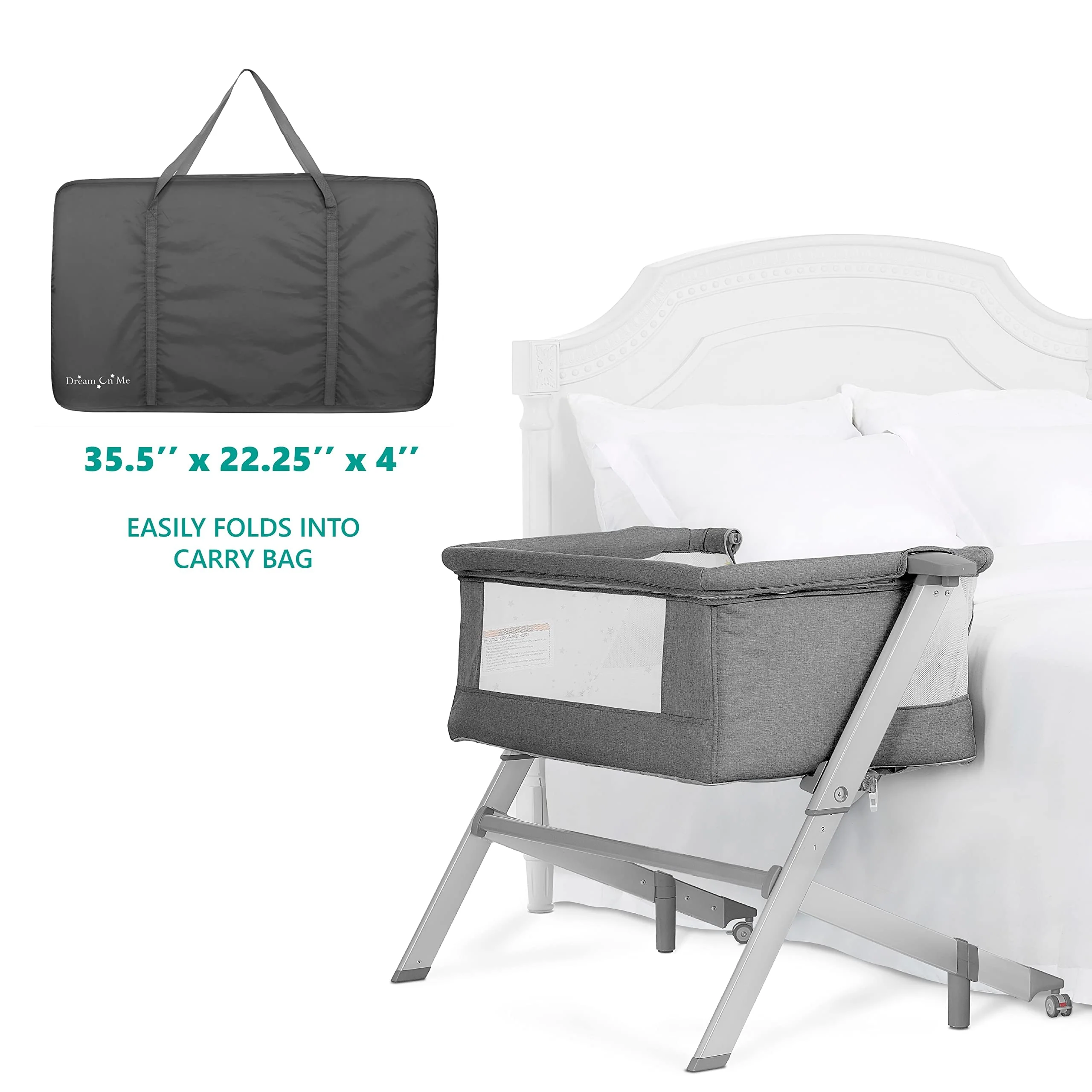 Dream On Me Skylar Bassinet and Bedside Sleeper