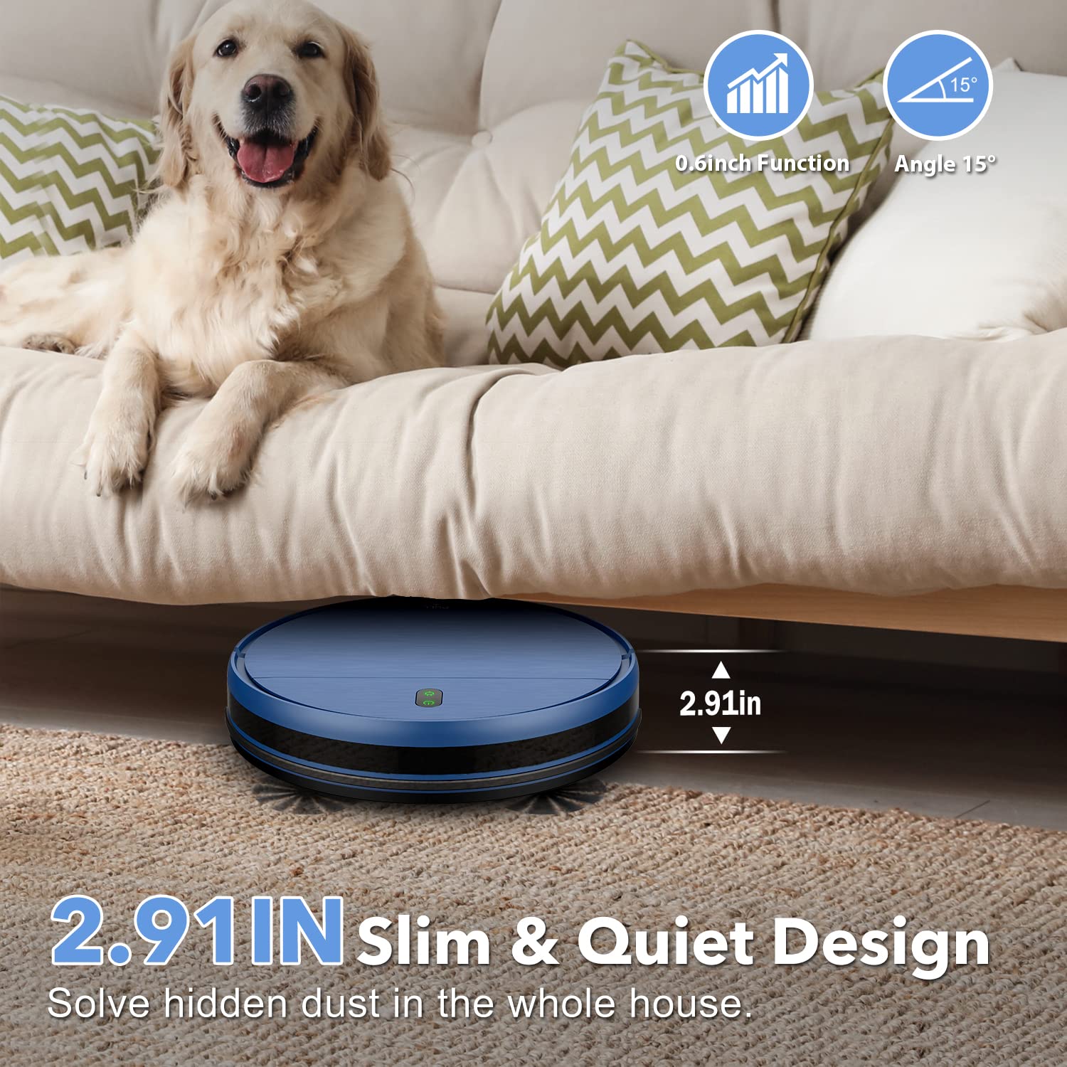 ZCWA 2 in 1 Robot Vacuum and Mop Combo