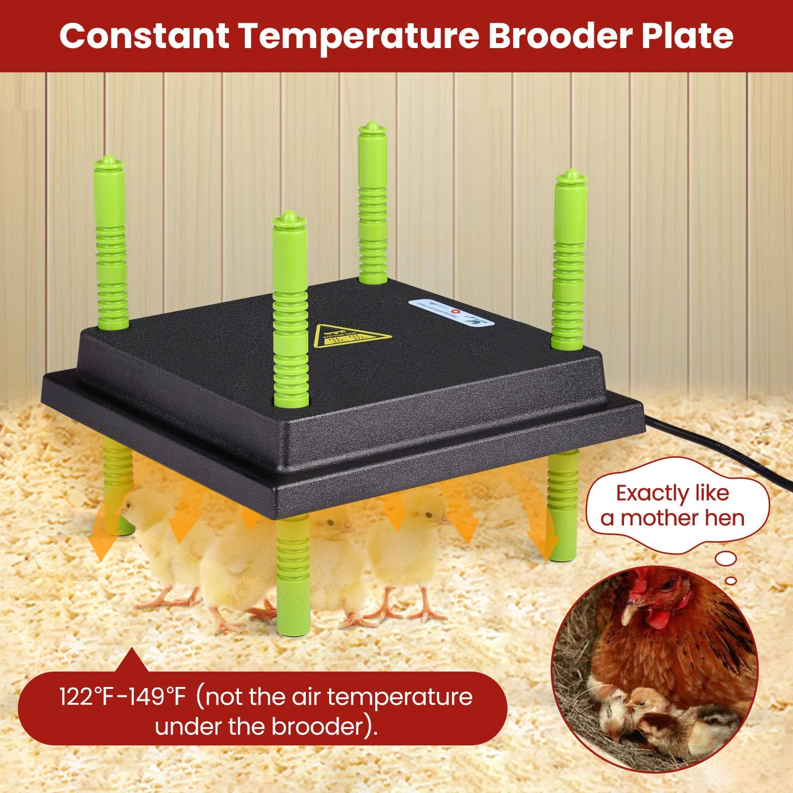 Tetuga Chicken Brooder Box for Chick Starter Kit