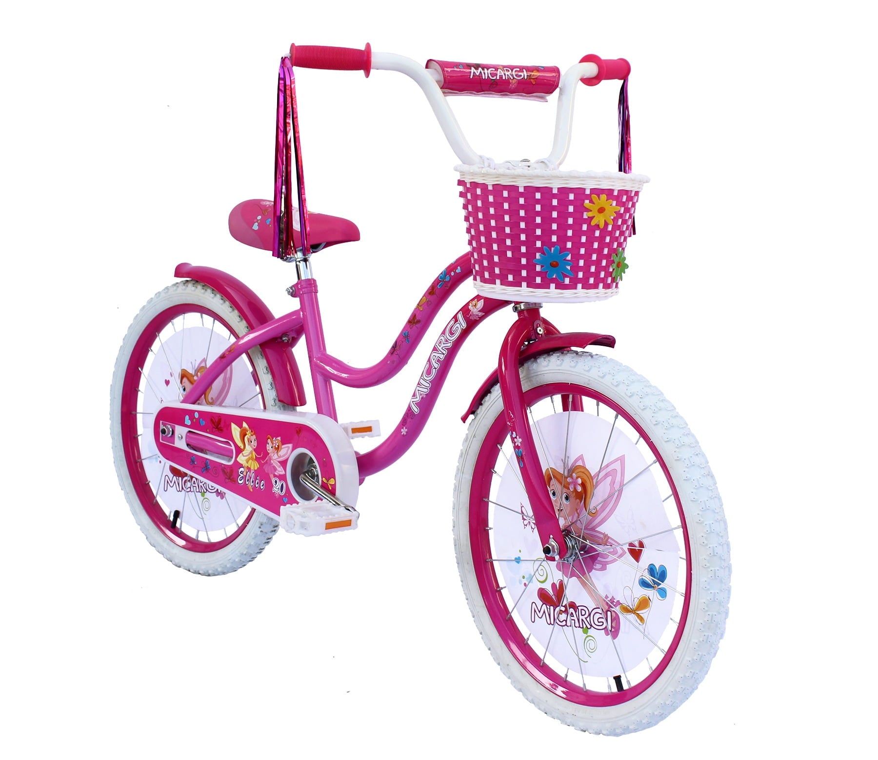 ELLIE-G-20-HPK-PK 20 in. Girls Bicycle. Hot Pink and Pink