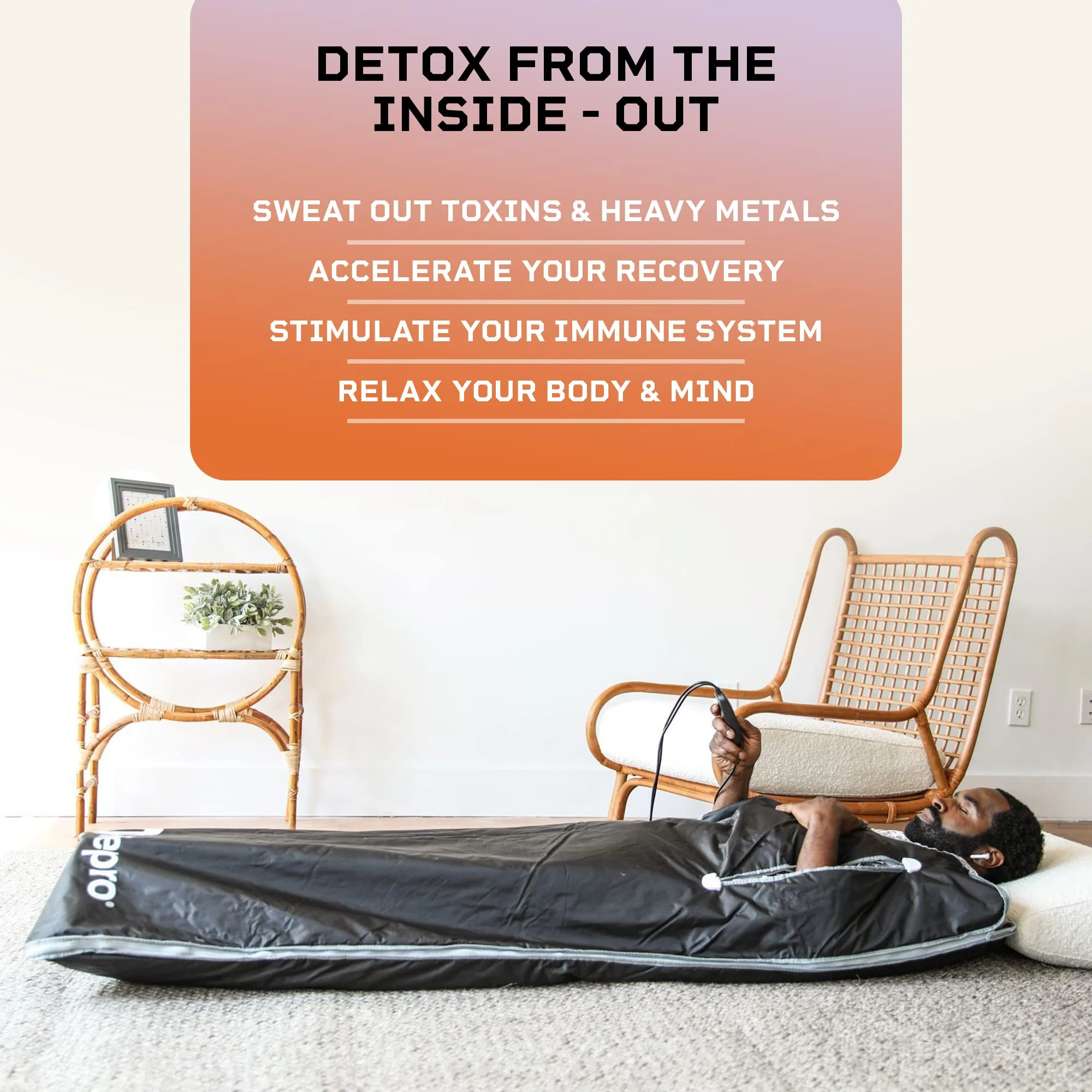 LifePro Sauna Blanket for Detoxification. Home Detox Calm Your Body