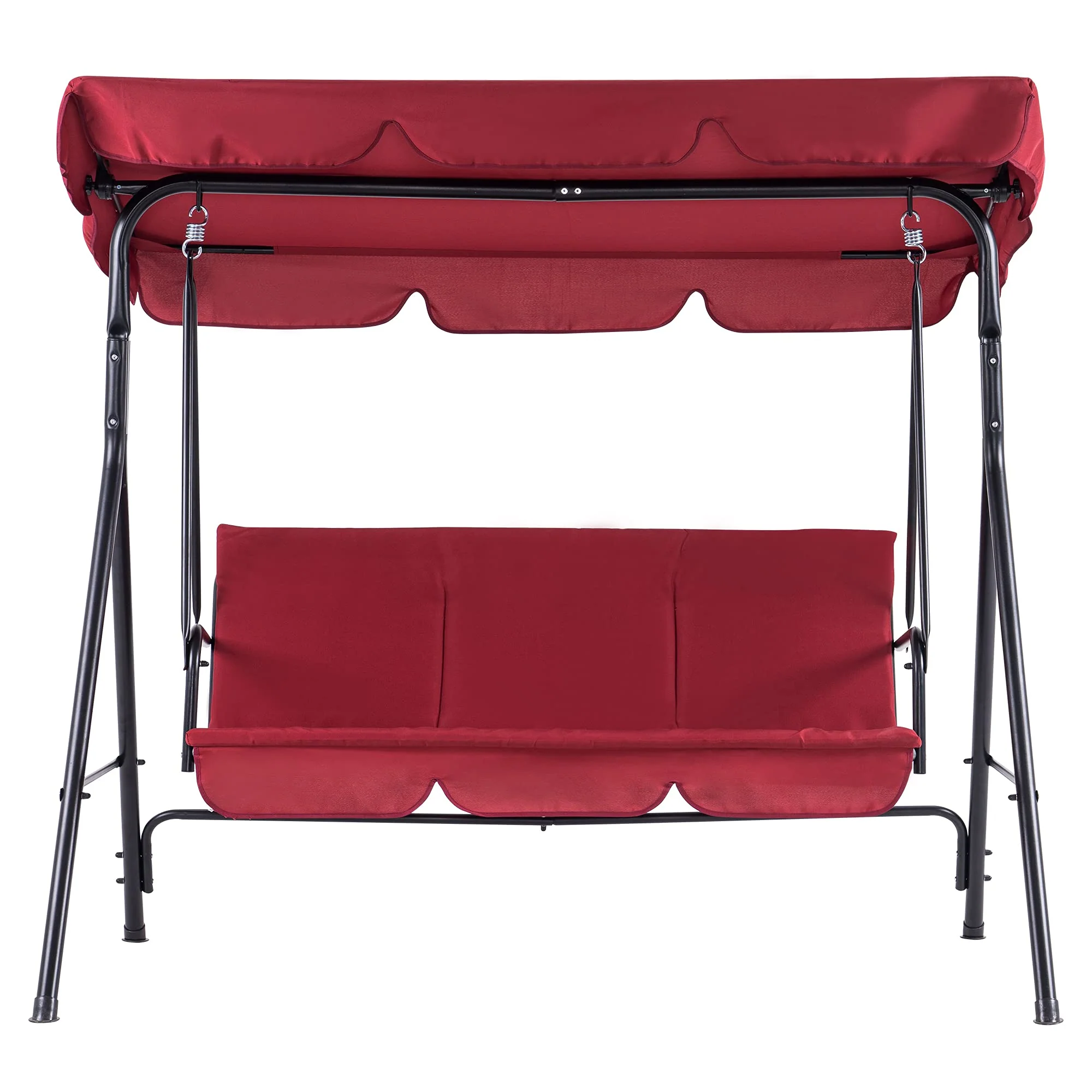 Mcombo 3-Person Outdoor Patio Swing Chair