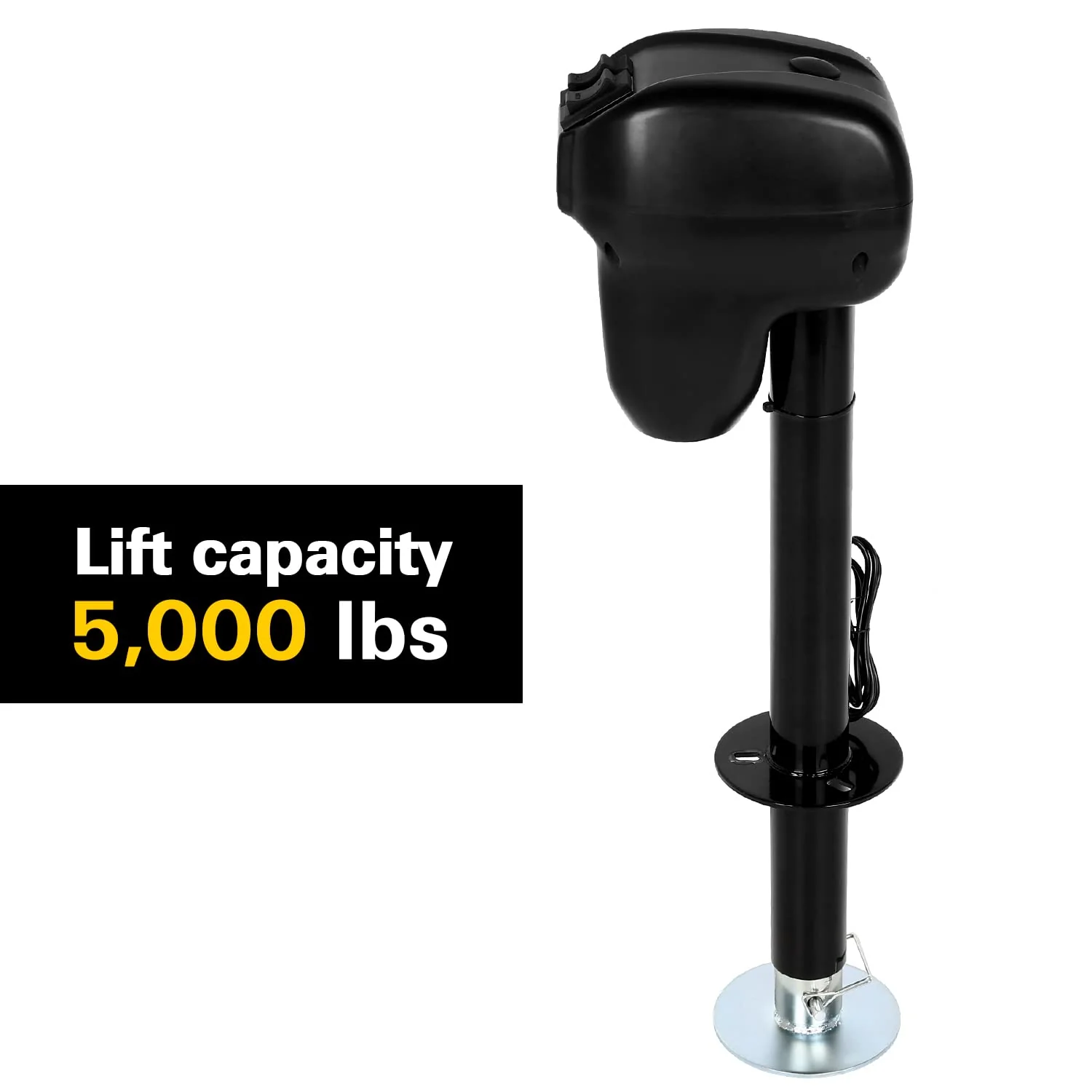 Weize 5000 Lb Power Tongue Electric Trailer Jack