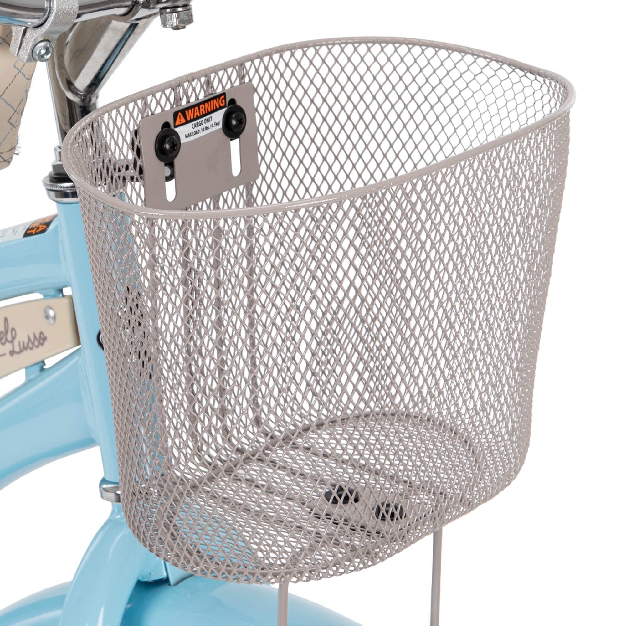 24 In. Girls Nel Lusso Women's Classic Beach Cruiser Bike. Light Blue