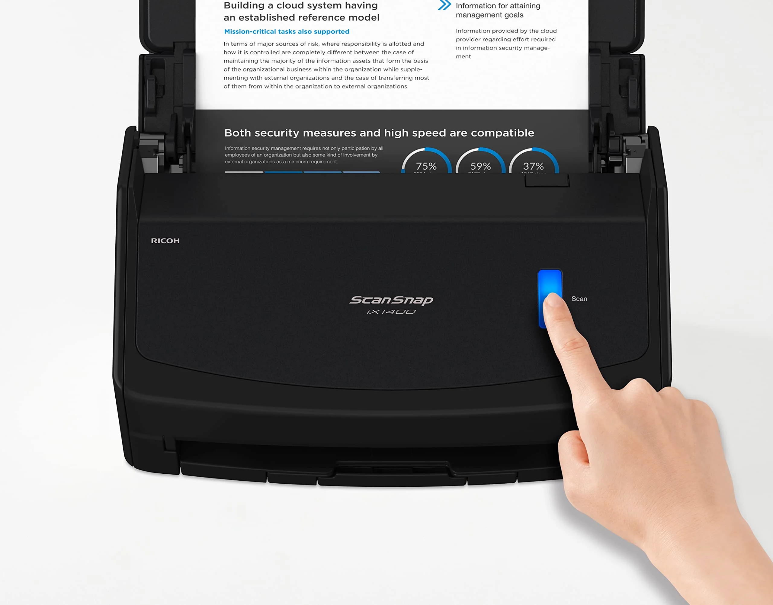 ScanSnap iX1400 High Speed Color Document. Photo & Receipt Scanner