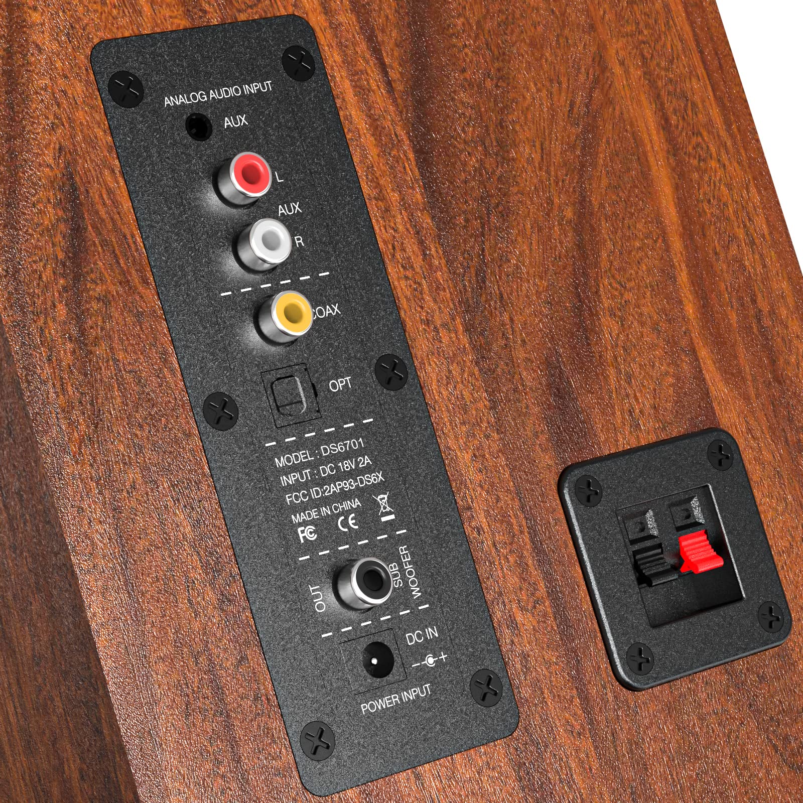 Saiyin Bluetooth Bookshelf Speakers. 40W X 2 Powered TV Speakers