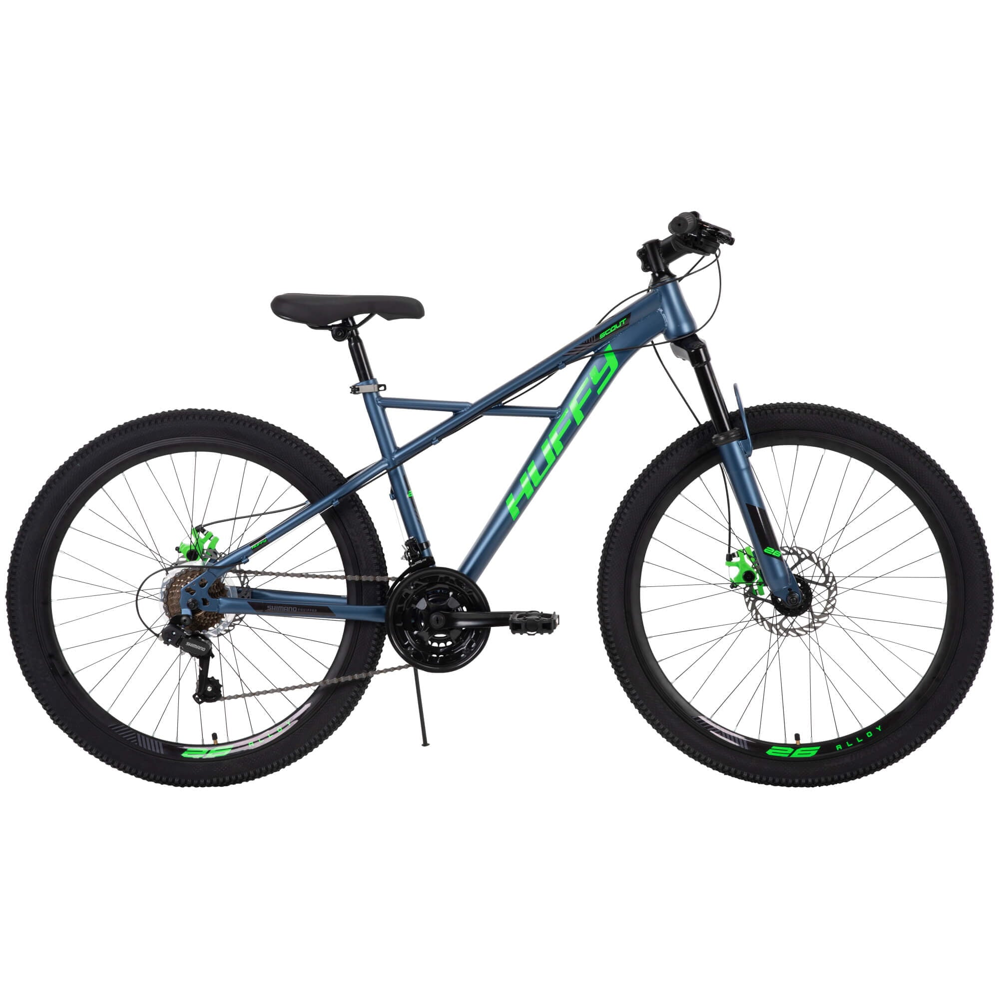 26-Inch Scout Men's 21-Speed Hardtail Mountain Bike. Denim Blue