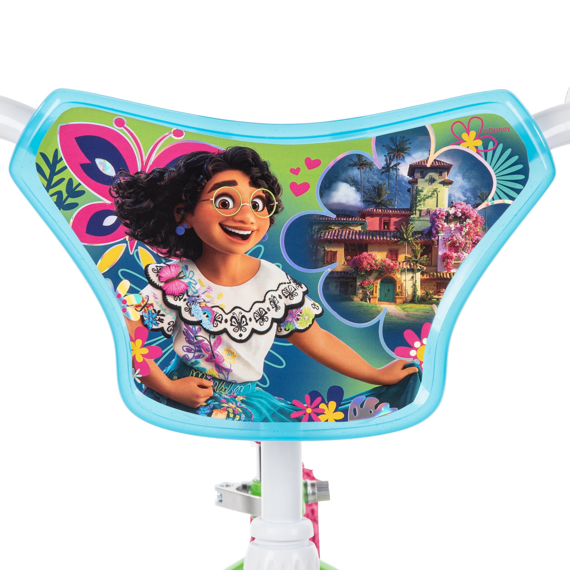 Encanto 12-inch Bike for Girls. Pink/Green/Blue. by Huffy