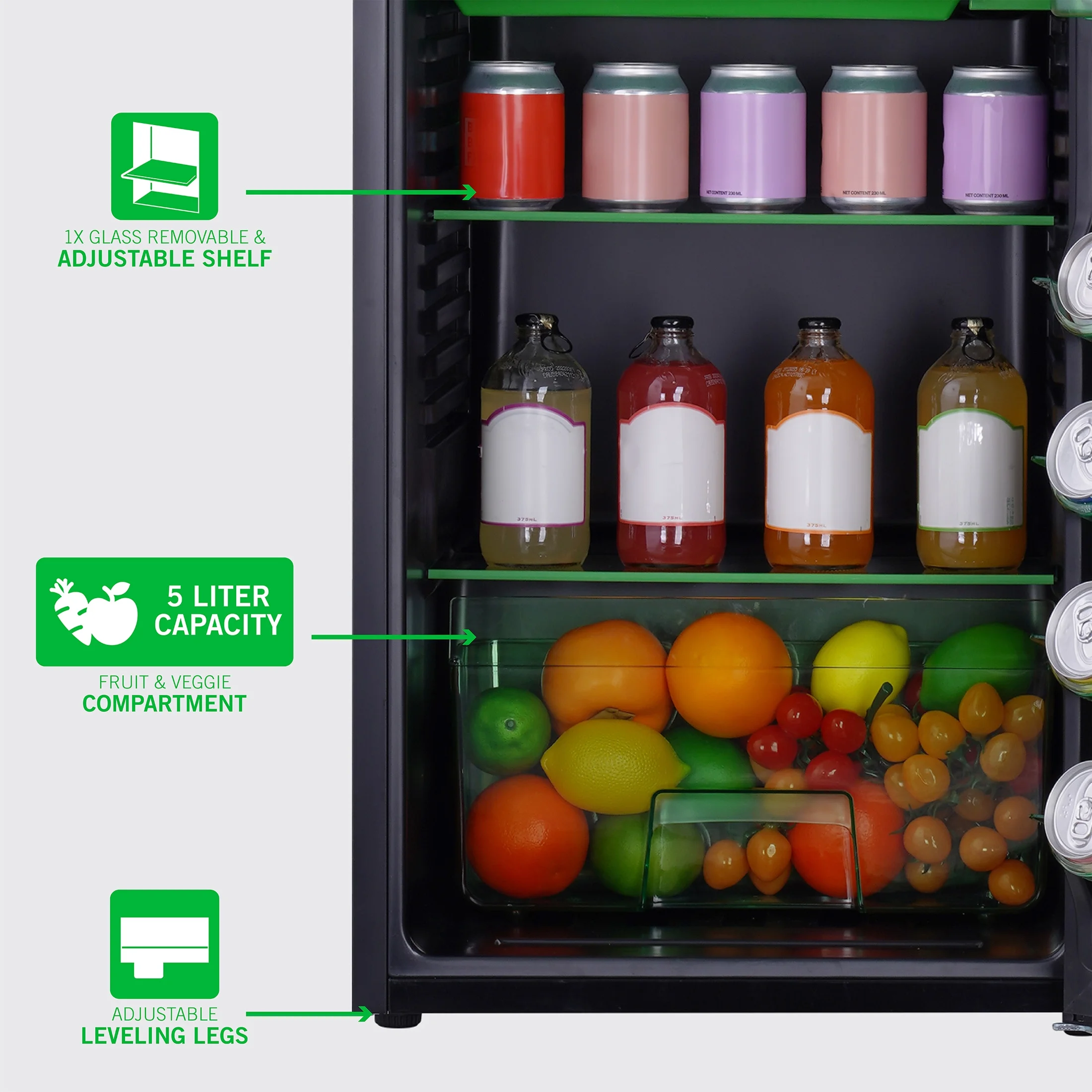 XBOX 3.2CF 1D FRIDGE - MadeInUSA