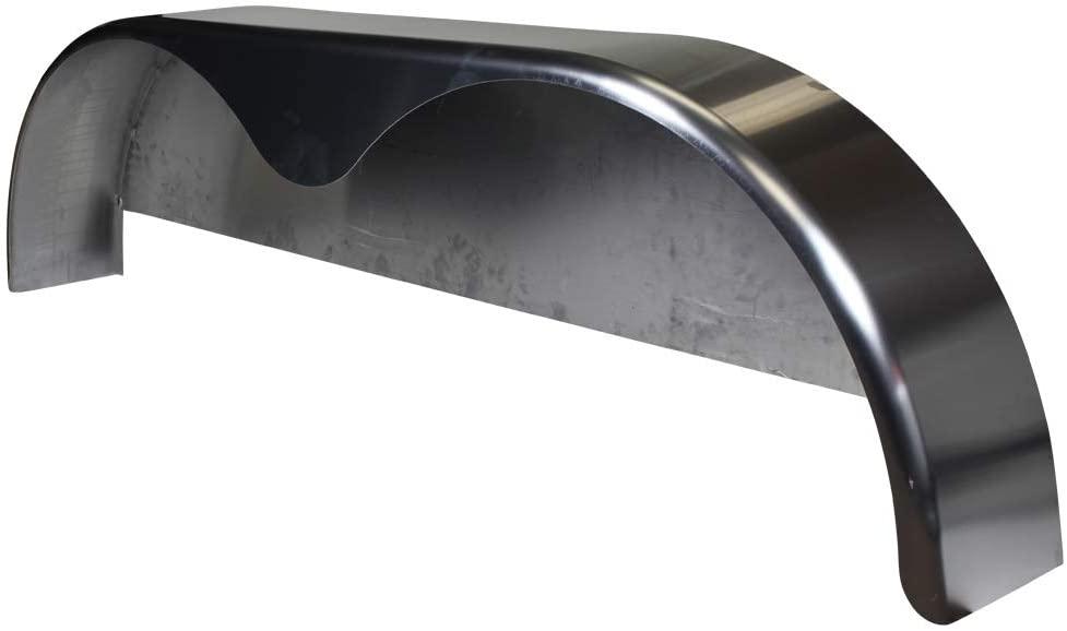2025 72 10-3/4 Tandem Axle Steel Trailer Fender w/Back Plate Welded In (2-Pack) NO250063