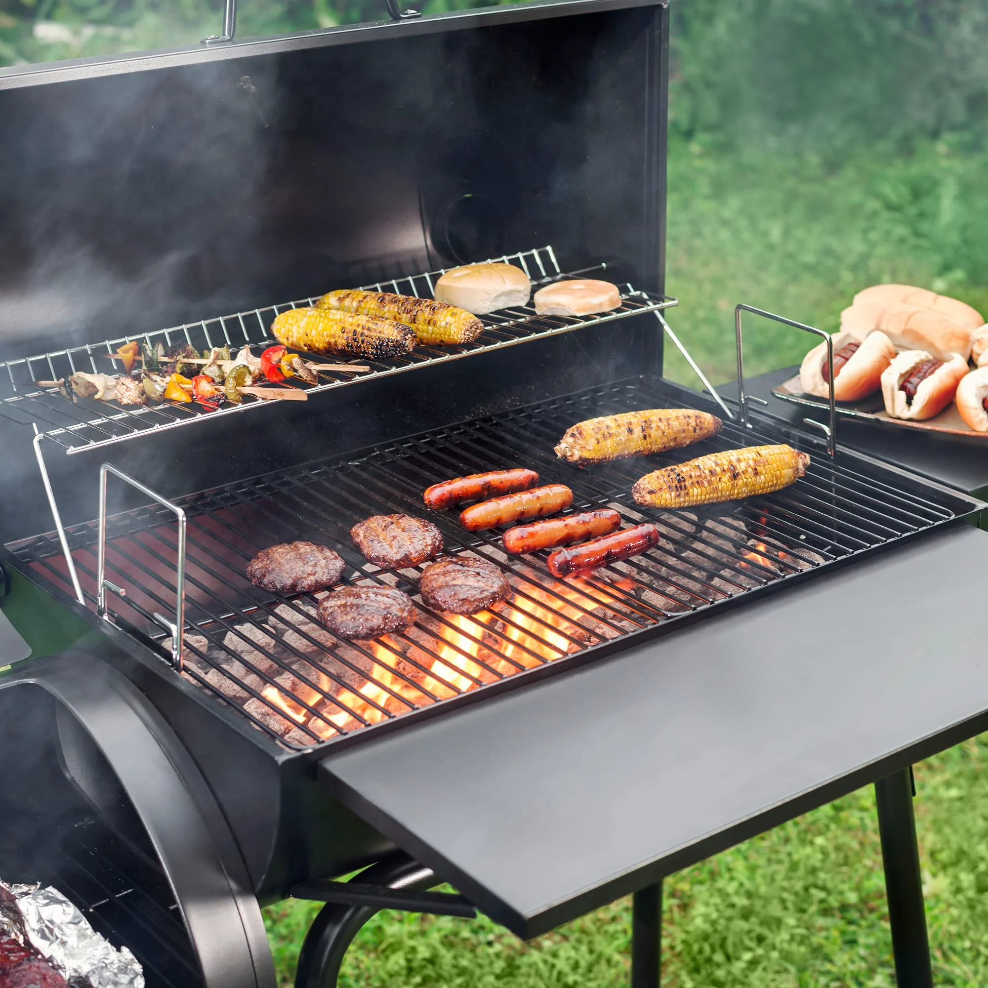 Royal Gourmet 30 BBQ Charcoal Grill and Offset Smoker