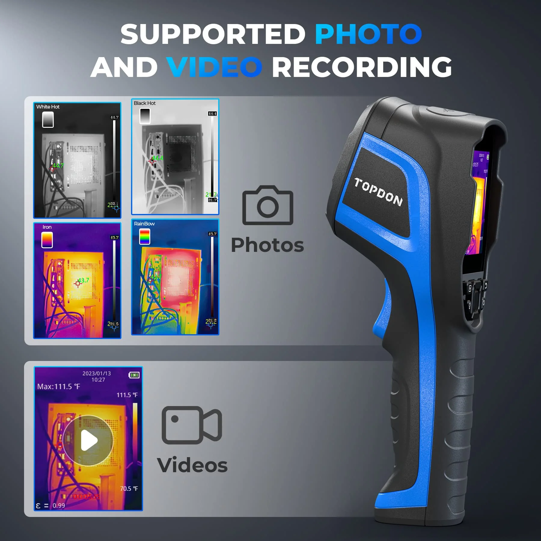 TOPDON Thermal Imaging Camera. 256 x 192 IR High Resolution